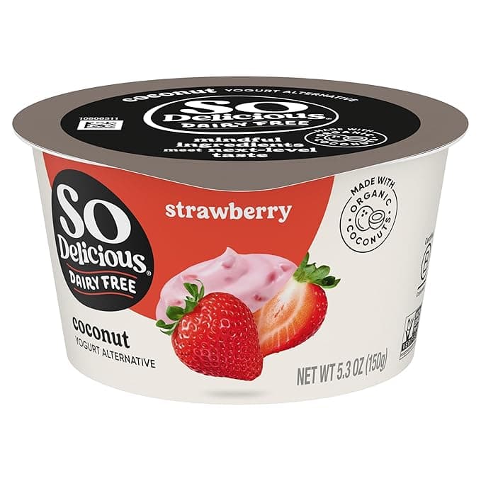 So Delicious Dairy Free Strawberry Coconut Milk Yogurt