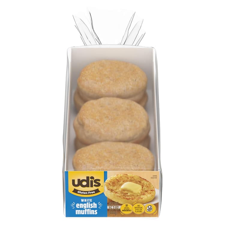 Udi'S Gluten Free Soft & Delicious White English Muffins
