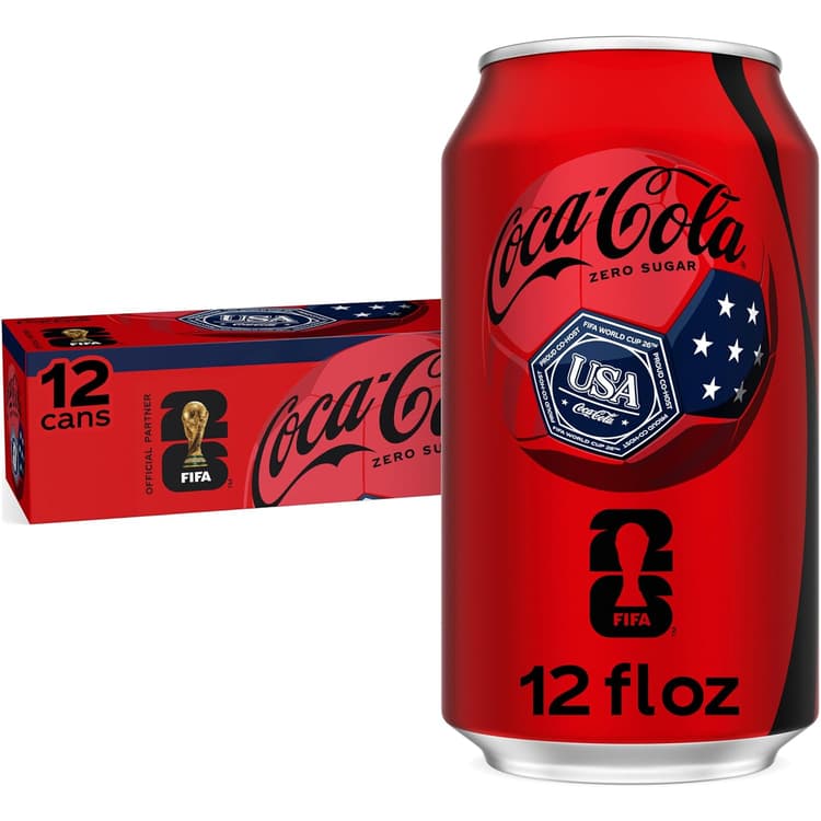 Coca-Cola Zero Sugar Soda Fridge Pack Cans