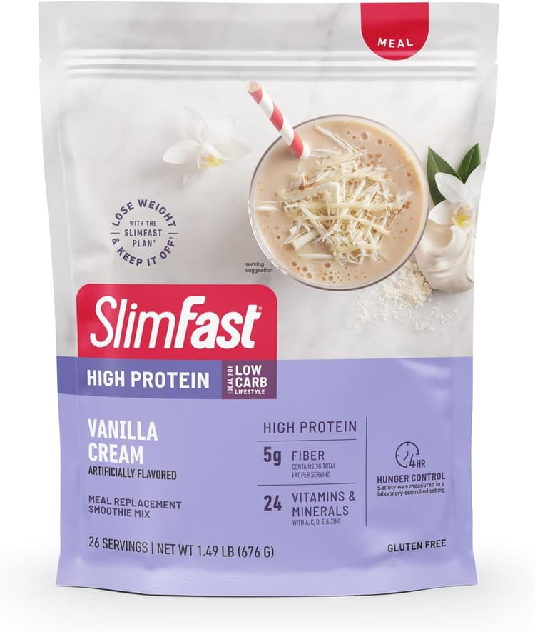 Slimfast Vanilla Cream Flavored High Protein Meal Replacement