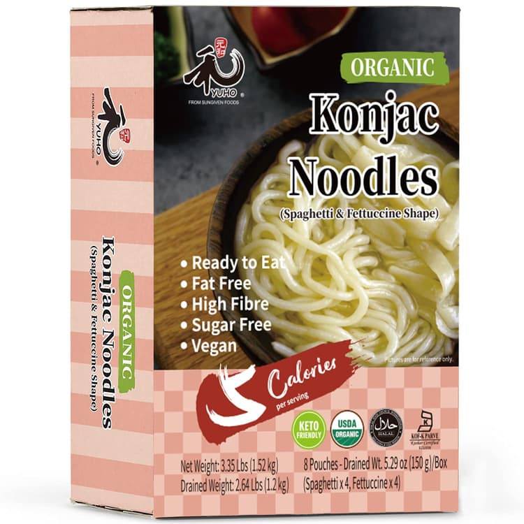 Yuho Organic Shirataki Konjac Noodles, (1.52Kg
