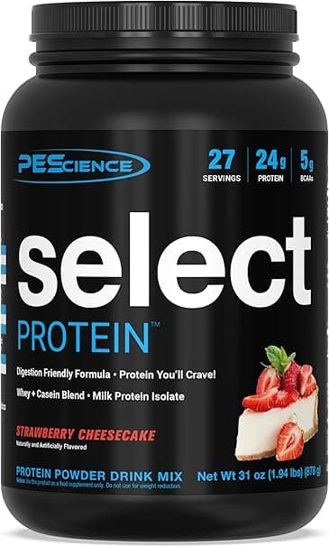 Pescience Select Protein Strawberry Cheesecake Protein Powder Drink Mix
