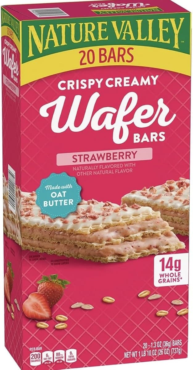 Nature Valley Strawberry Crispy Creamy Wafer Bars