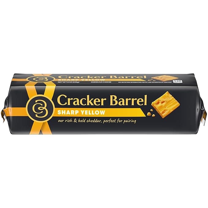 Cracker Barrel Sharp Yellow Cheddar Cheese Block