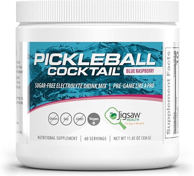 Jigsaw Health Pickleball Cocktail Electrolyte Blue Raspberry Nutritional Supplement