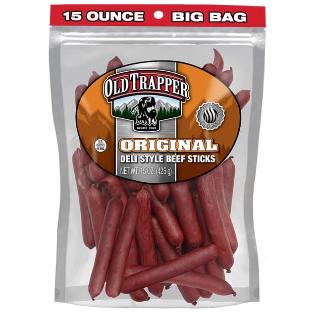 Is it Rice Free? Old Trapper Beef Stick Deli Style Original