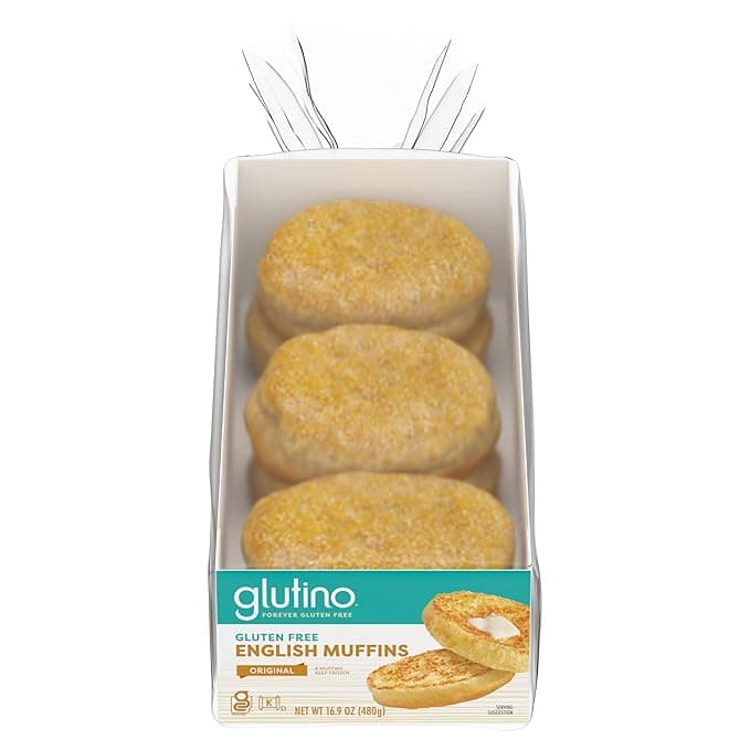 Glutino Gluten Free Original English Muffins, Tray