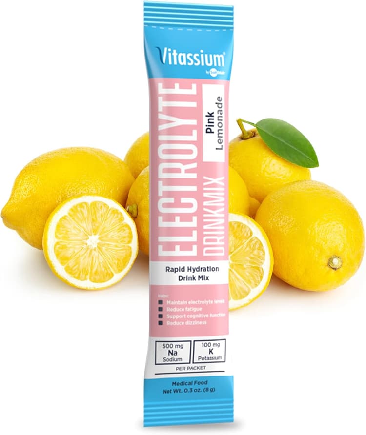 Vitassium Electrolyte Drink Mix Pink Lemonade