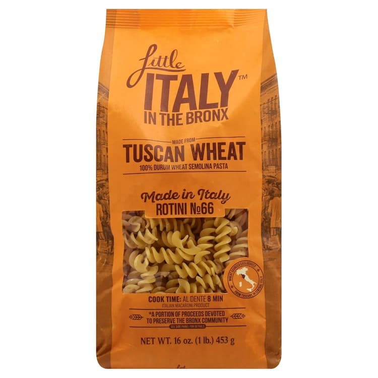 Little Italy In The Bronx Tuscan Wheat Pasta Rotini No