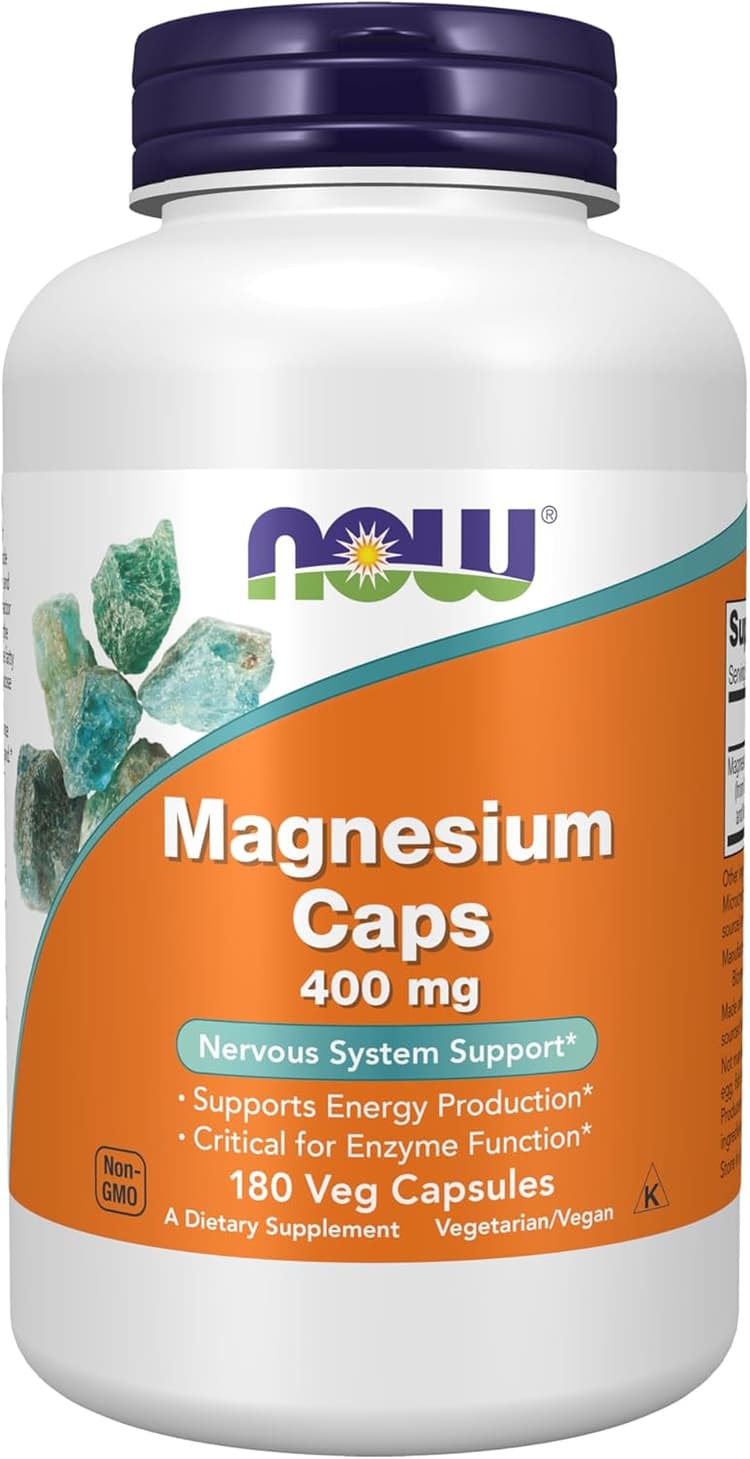 Now Foods Magnesium Caps Veg Capsules