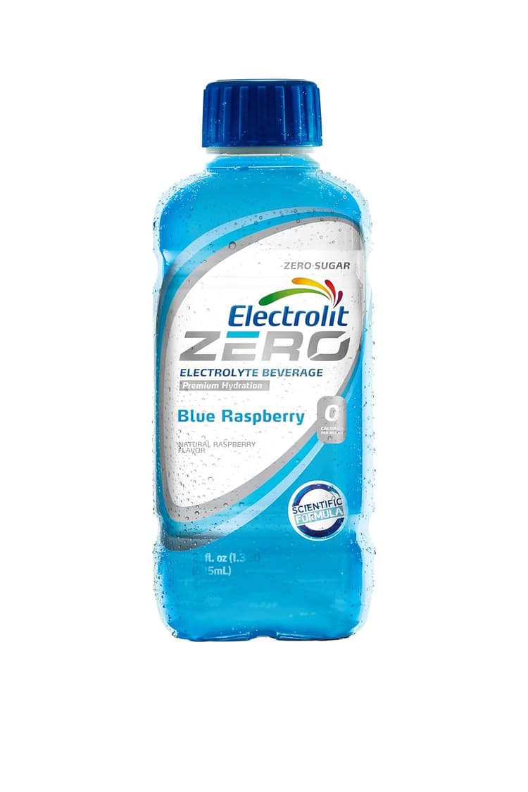 Electrolit Premium Hydration Blue Raspberry Flavor Zero Sugar Electrolyte Beverage