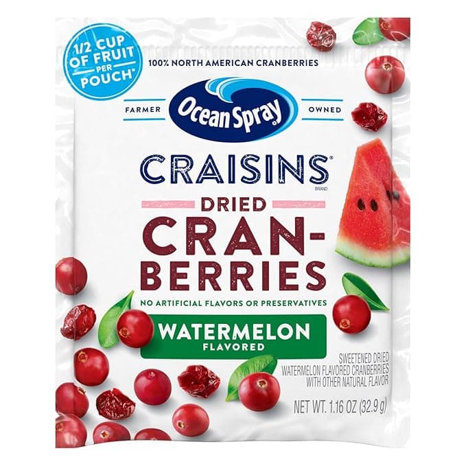 Ocean Spray Craisins Dried Cranberries Watermelon Flavored