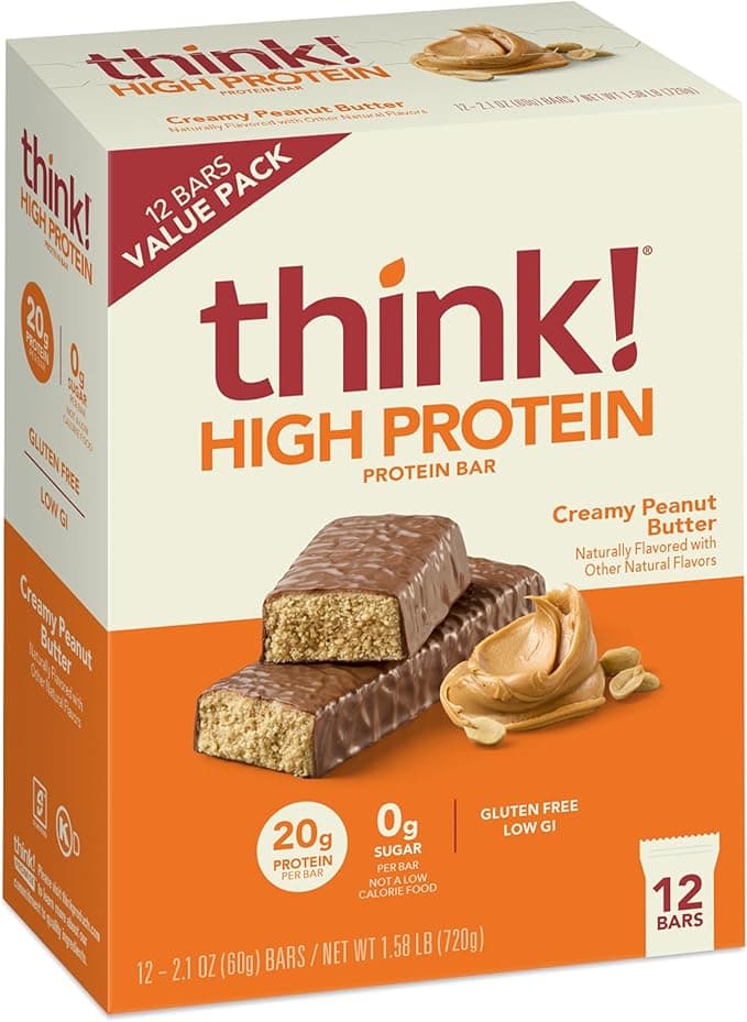 Think! High Protein Creamy Peanut Butter Protein Bar
