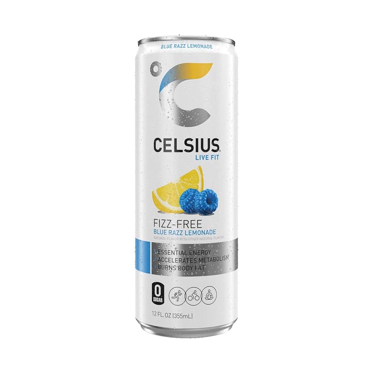 Celsius Live Fit Fizz-Free Blue Razz Lemonade