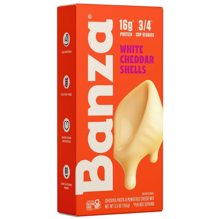 Banza Chickpea Pasta Mac & Cheese Shells & White Cheddar