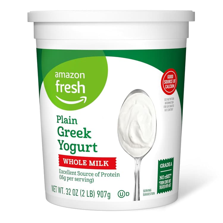 Amazon Fresh Vanilla Greek Yogurt
