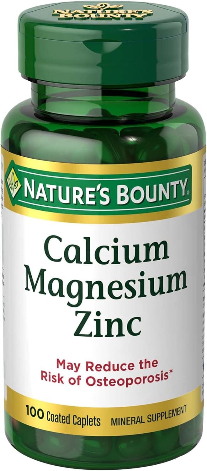 Nature'S Bounty Calcium Magnesium Zinc Caplets