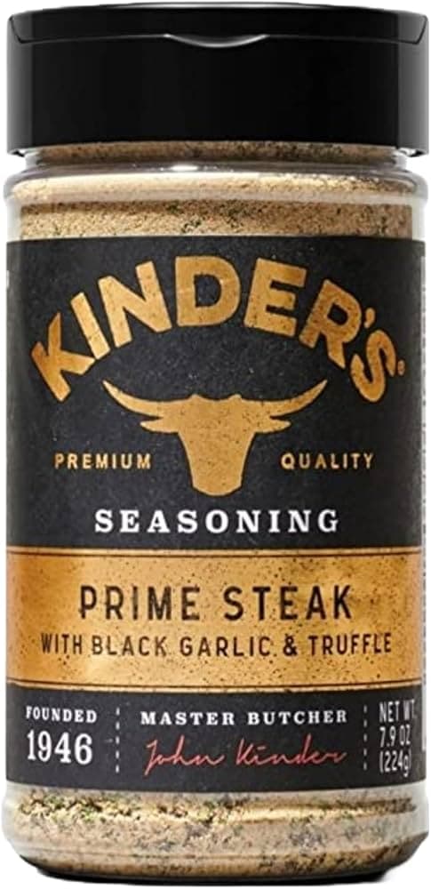 Kinder'S Seasoning Prime Steak With Black Garlic & Truffle