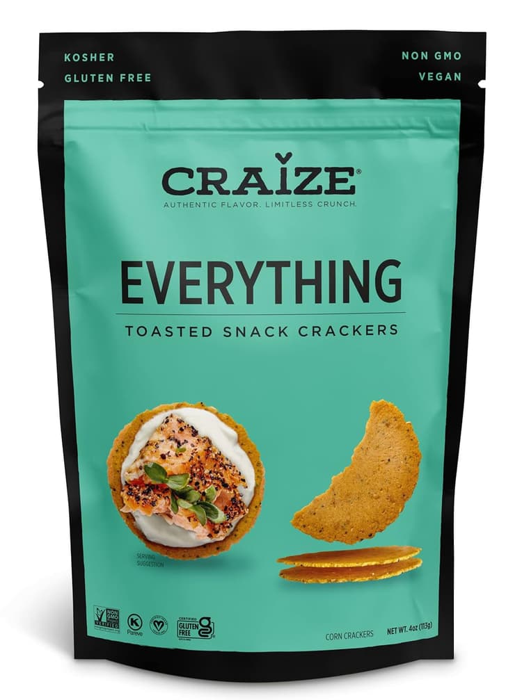 Craize Everything Toasted Snack Crackers