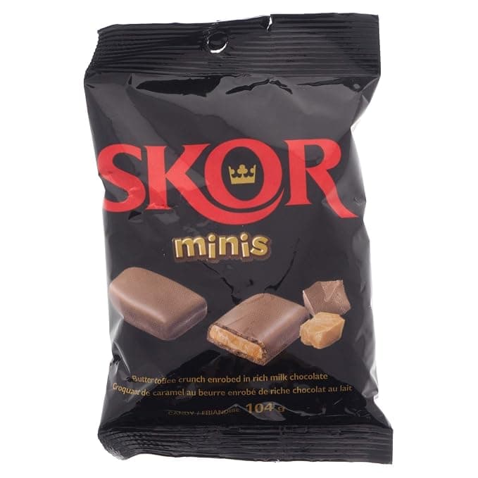 Skor Milk Chocolate With Crisp Butter Toffee Candy Mini Bar
