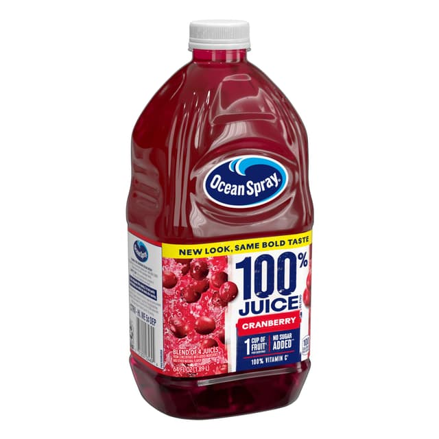 Is it Caffeine Free? Ocean Spray 100% Cranberry Juice