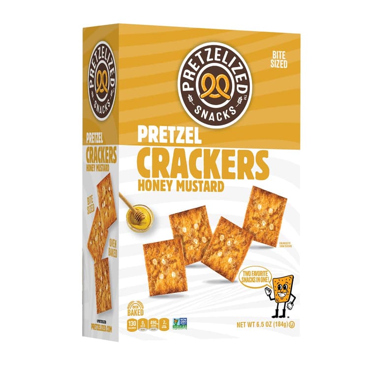 Pretzelized Snacks Honey Mustard Pretzel Crackers