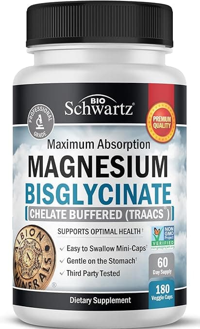 Bio Schwartz Maximum Absorption Magnesium Bisglycinate