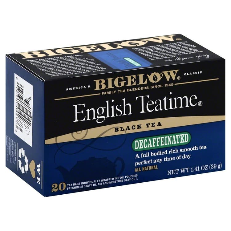 Bigelow English Teatime Black Tea Bags Decaffeinated