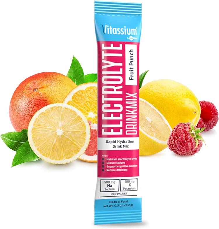 Vitassium Electrolyte Drink Mix Fruit Punch
