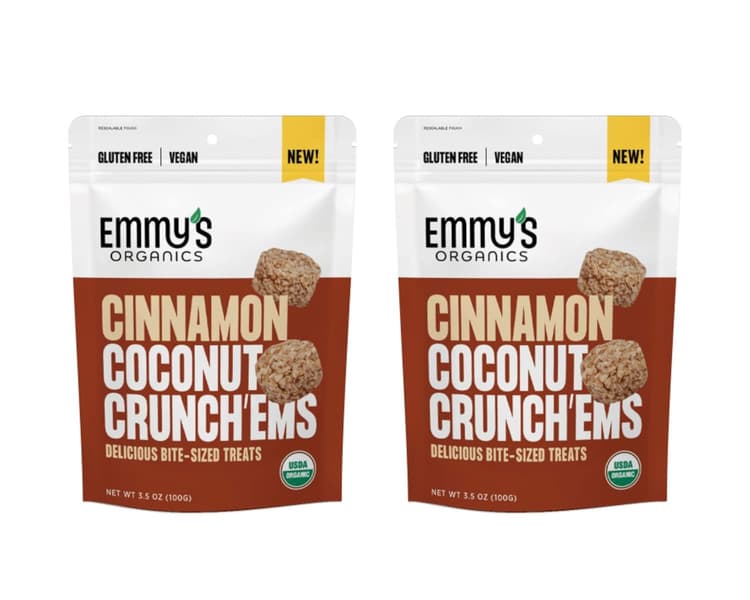 Emmy'S Organics Cinnamon Coconut Crunch' Ems