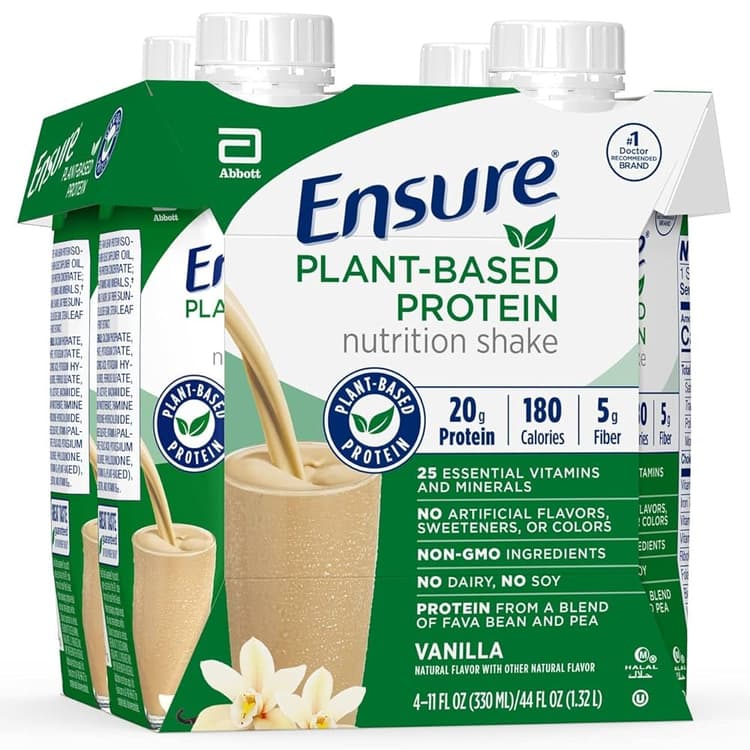 Ensure Nutrition Shake Plant-Based Protein Vanilla
