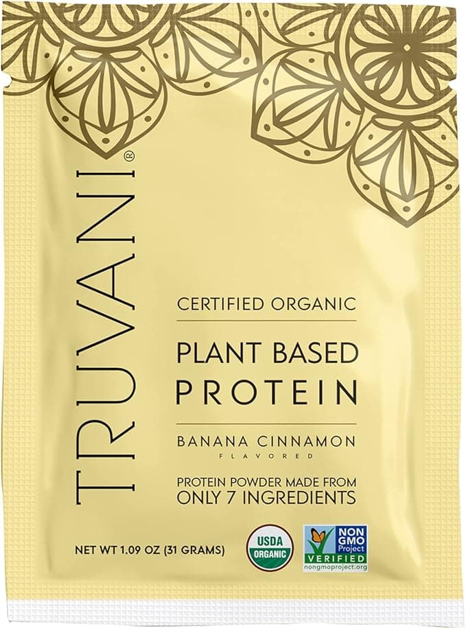 Truvani Plant Based Protein Banana Cinnamon Protein Powder