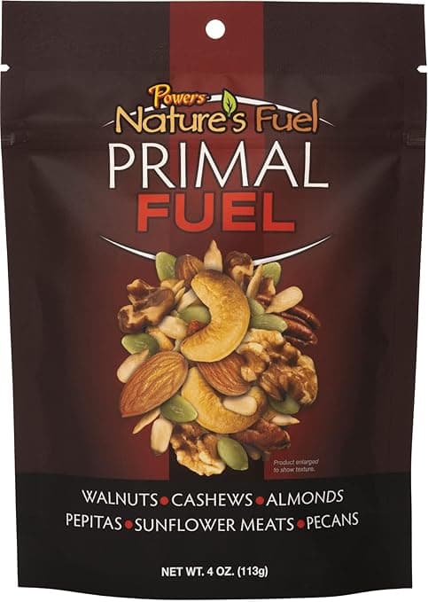 Powers Nature'S Fuel Primal Fuel Walnuts, Cashews, Almonds, Pepitas, Sunflower Meats, Pecans