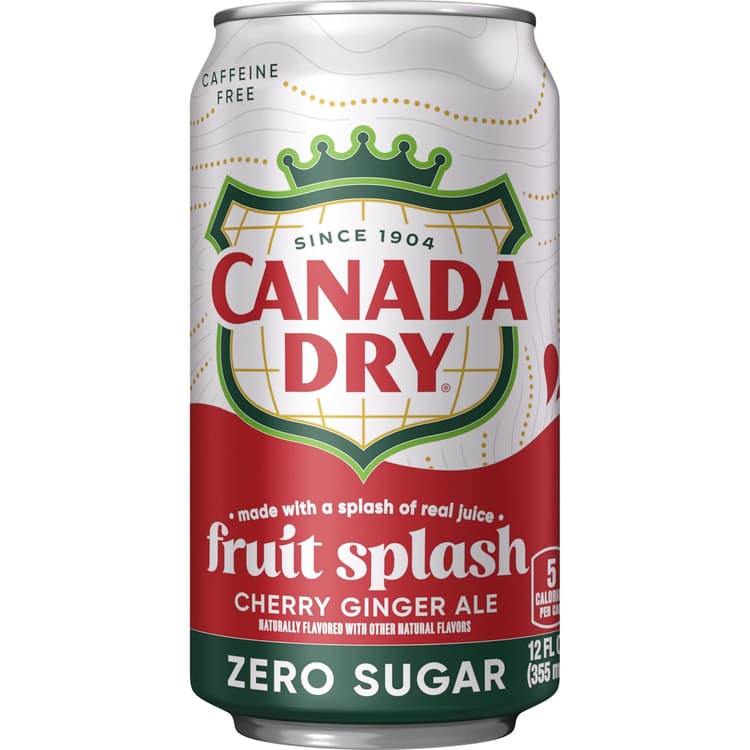 Canada Dry Fruit Splash Cherry Ginger Ale