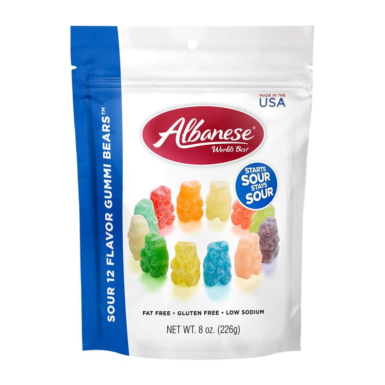Albanese Sour 12 Flavor Gummi Bears