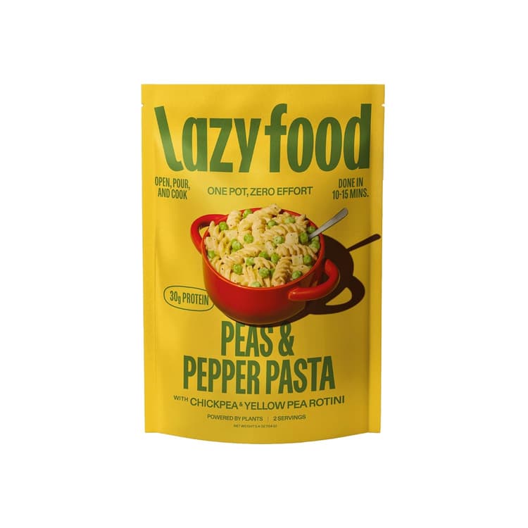 Lazy Food Peas & Pepper Pasta