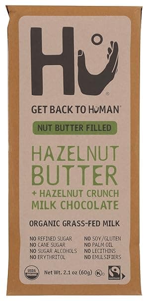 Hu Hazelnut Butter + Hazelnut Crunch Milk Chocolate Bar