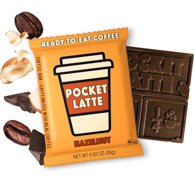 Pocket Latte Hazelnut Coffee Chocolate