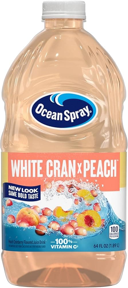 Ocean Spray White Cranberry & Peach Juice