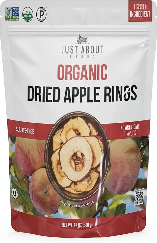 Just About Foods Organic Dried Apple Rings