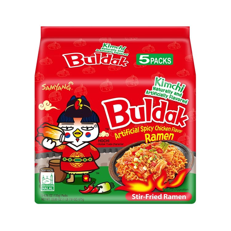 Samyang Buldak Kimchi Spicy Chicken Flavor Stir-Fried Ramen
