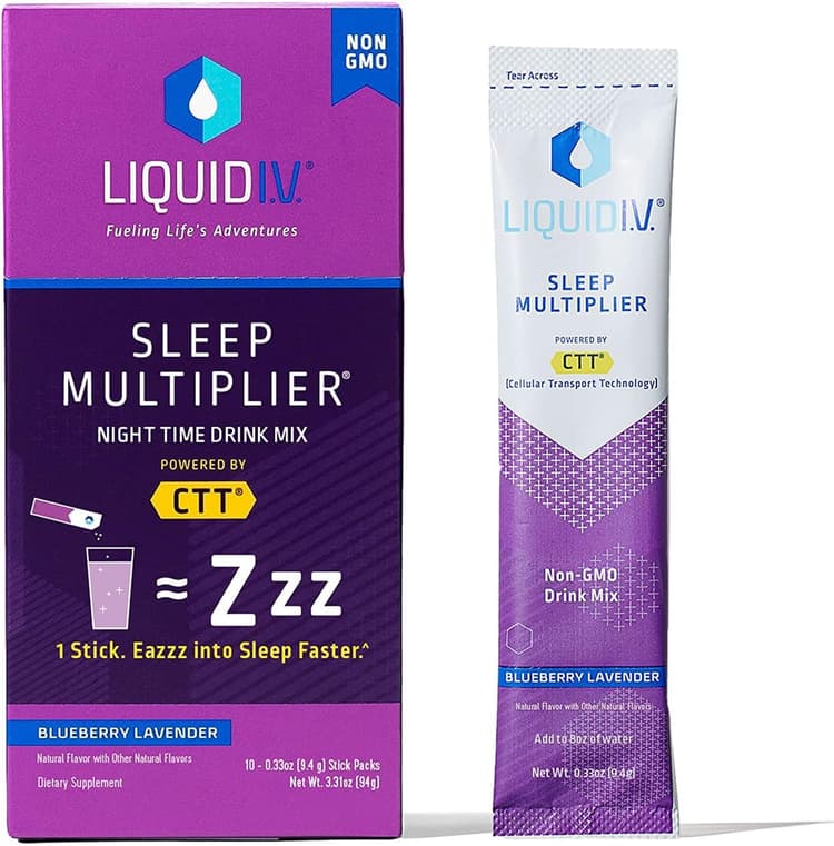 Liquid I.V. Sleep Multiplier Blueberry Lavender Dietary Supplement