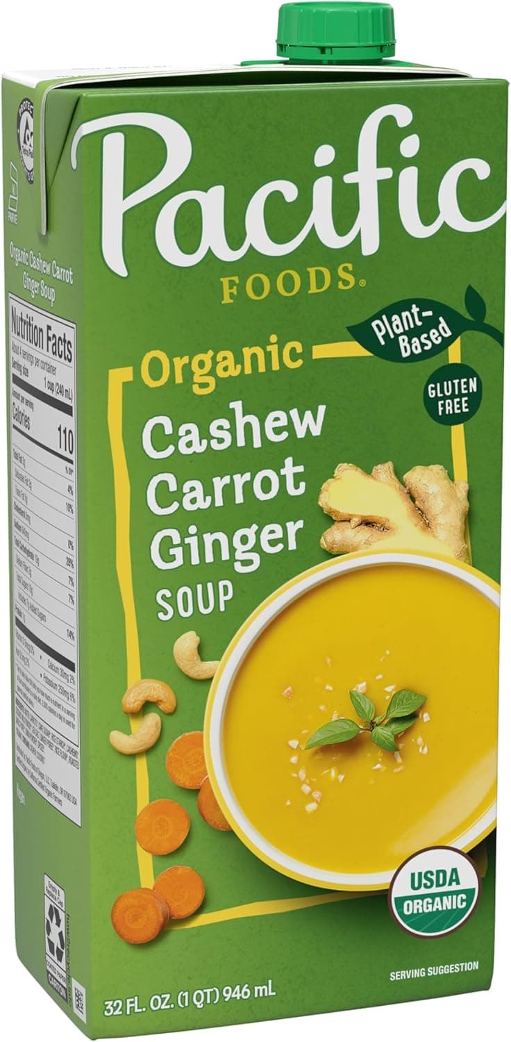 Pacific Natural Foods Organic Cashew Carrot Ginger Soup