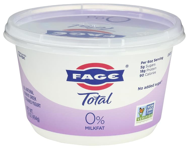 Fage Total 0% Milkfat Plain Greek Yogurt