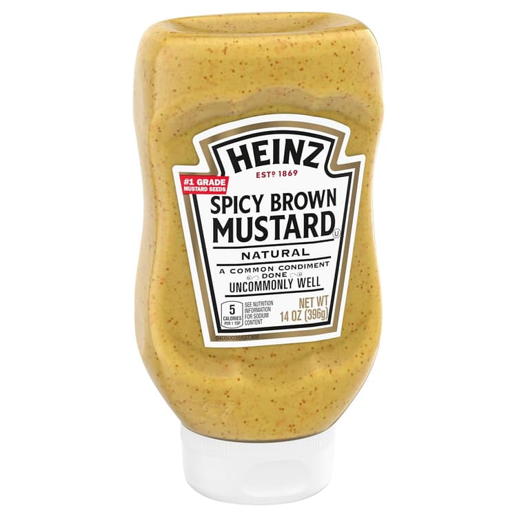 Heinz 100% Natural Spicy Brown Mustard