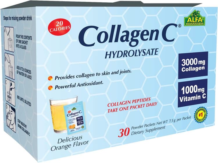 Collagenc Collagen Peptides Hydrolysate Powder Supplement