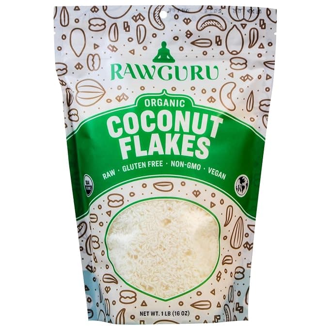 Rawguru Coconut Flakes Raw Organic