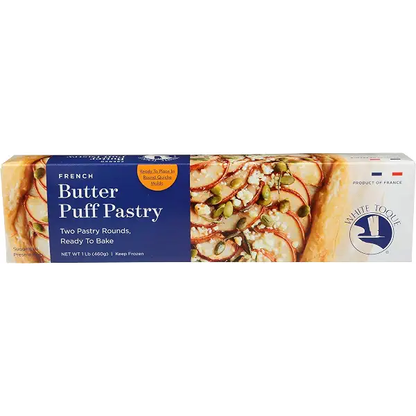 White Toque Puff Pastry, Butter