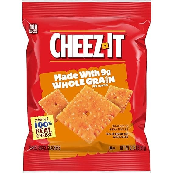Cheez-It Baked Snack Cheese Crackers, Made With Whole Grain