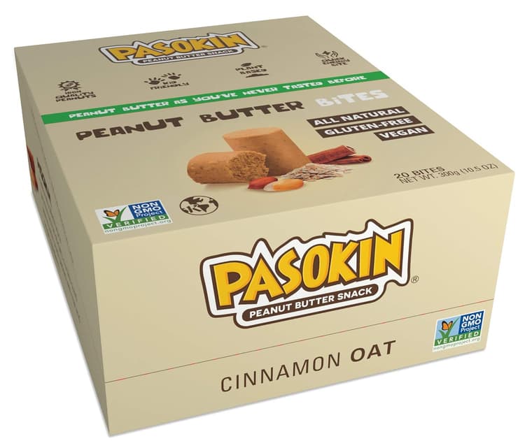 Pasokin Cinnamon Oat Peanut Butter Snack